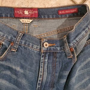 Mens Lucky 31×32 181 relaxed straight leg jeans